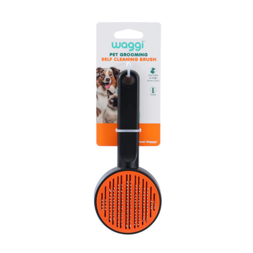 SELF CLEANING GROOMING BRUSH